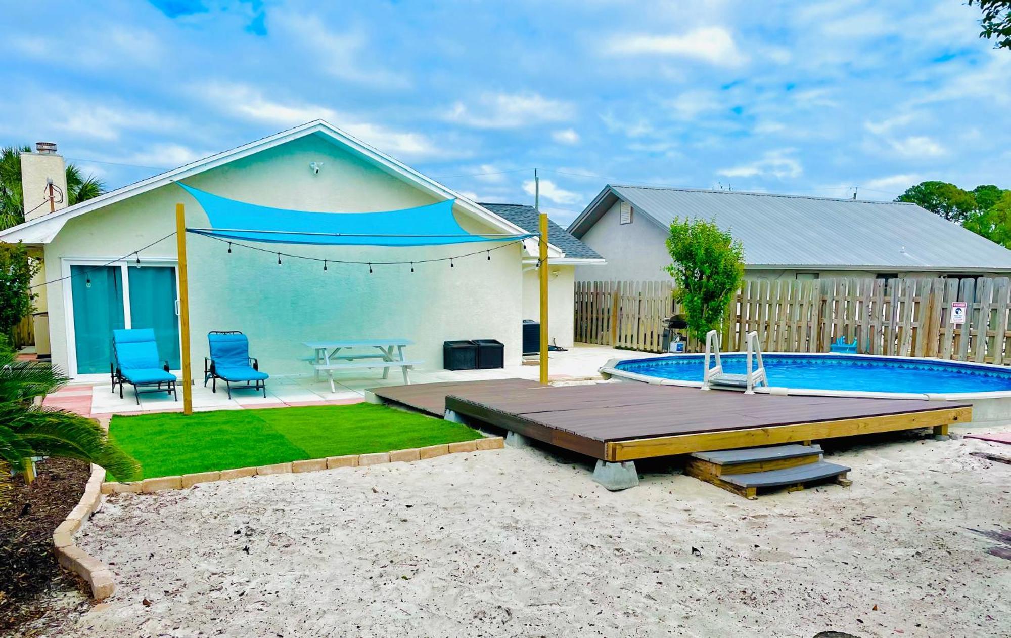 Sea Salt Vacation Home, Private Pool - Walk To Beach 파나마 시티 외부 사진