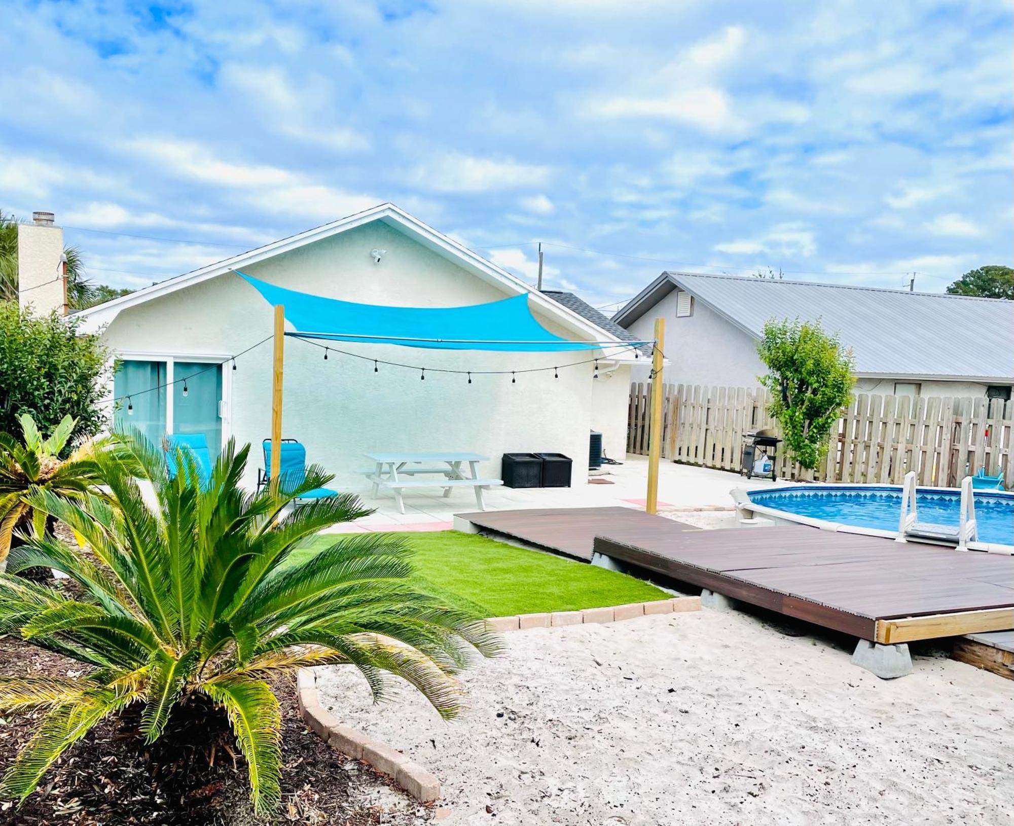 Sea Salt Vacation Home, Private Pool - Walk To Beach 파나마 시티 외부 사진
